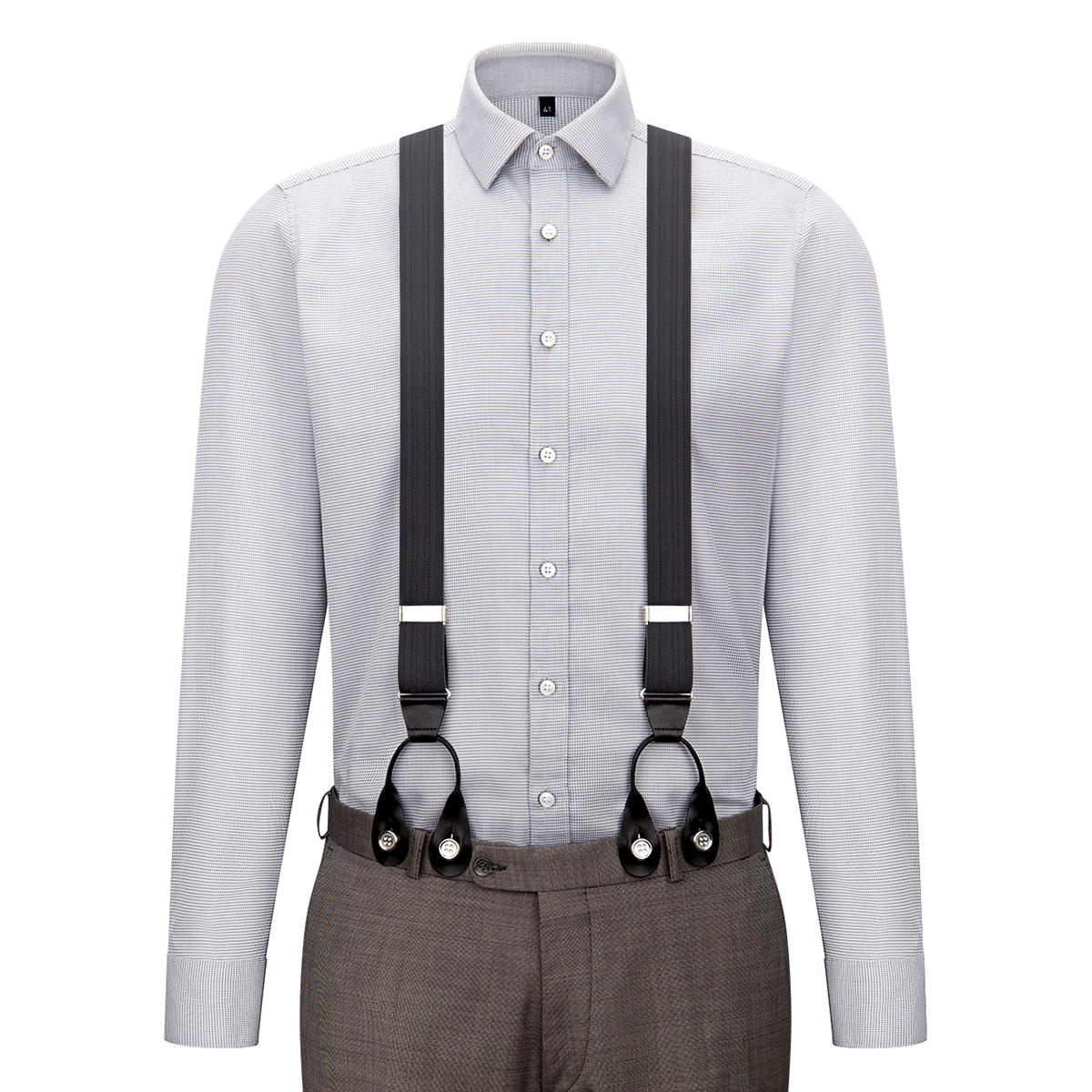 Hosenträger LINDENMANN grau