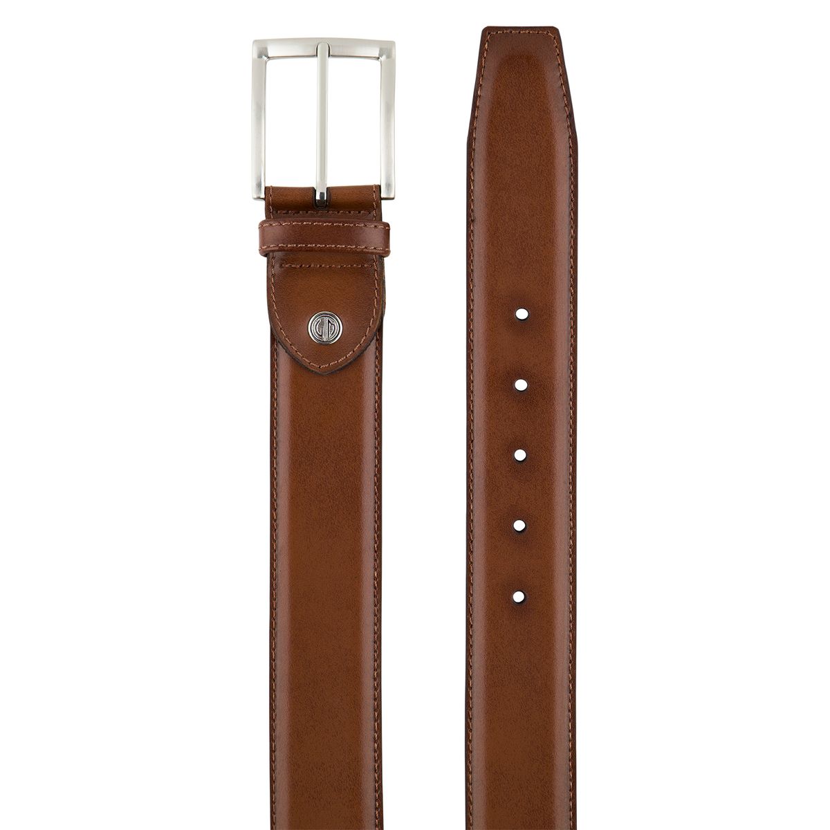 LINDENMANN Herrengürtel Leder braun