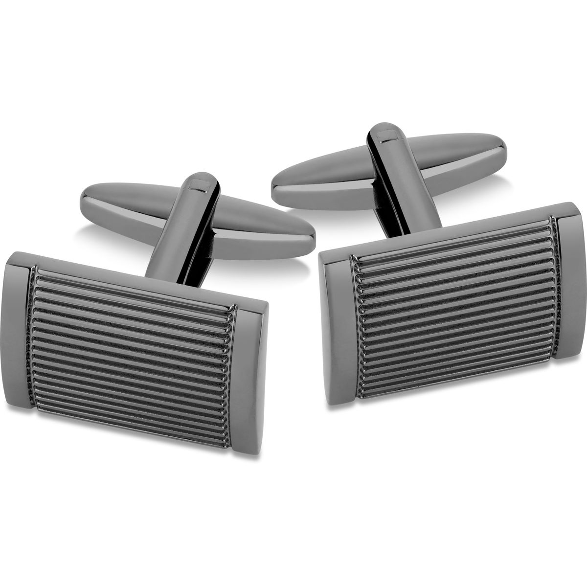 LINDENMANN Manschettenknöpfe Gunmetal LINDENMANN Manschettenknöpfe Herren Business Hochzeit