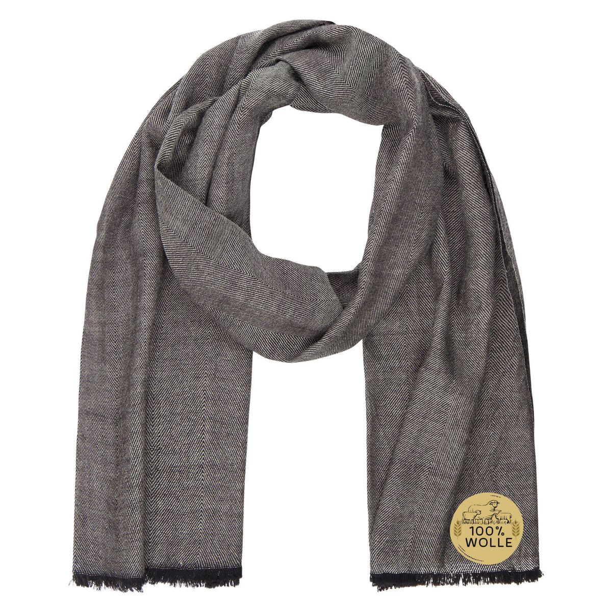 Herren Schal grau