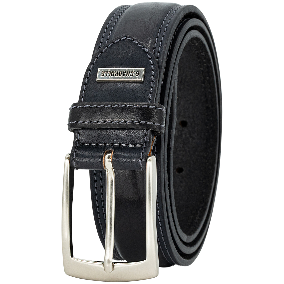 G.CHABROLLE by LINDENMANN Premium-Herren-Leder-Gürtel