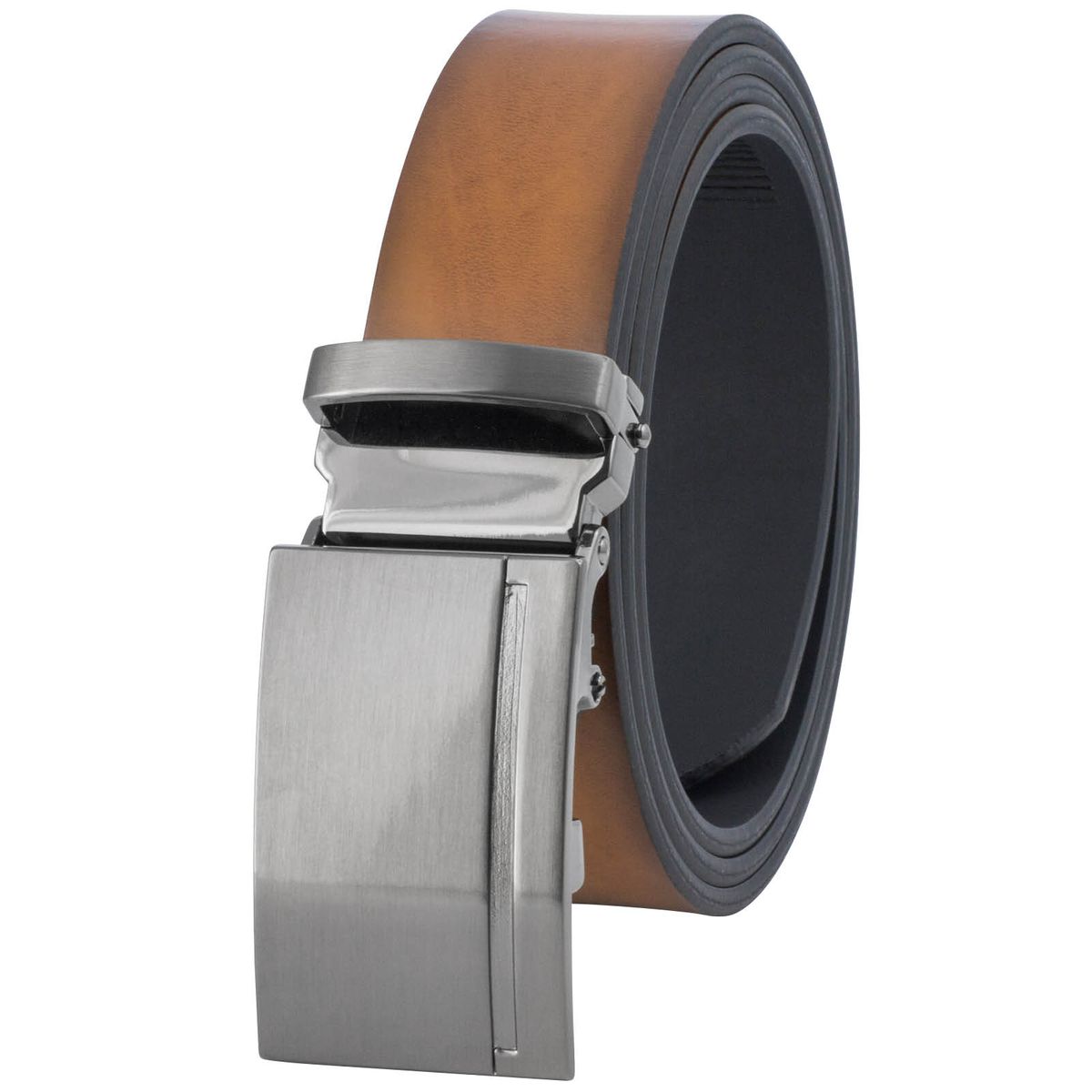 Gürtel Herren Automatikgürtel cognac LINDENMANN AUTOmatik Gürtel Herren cognac