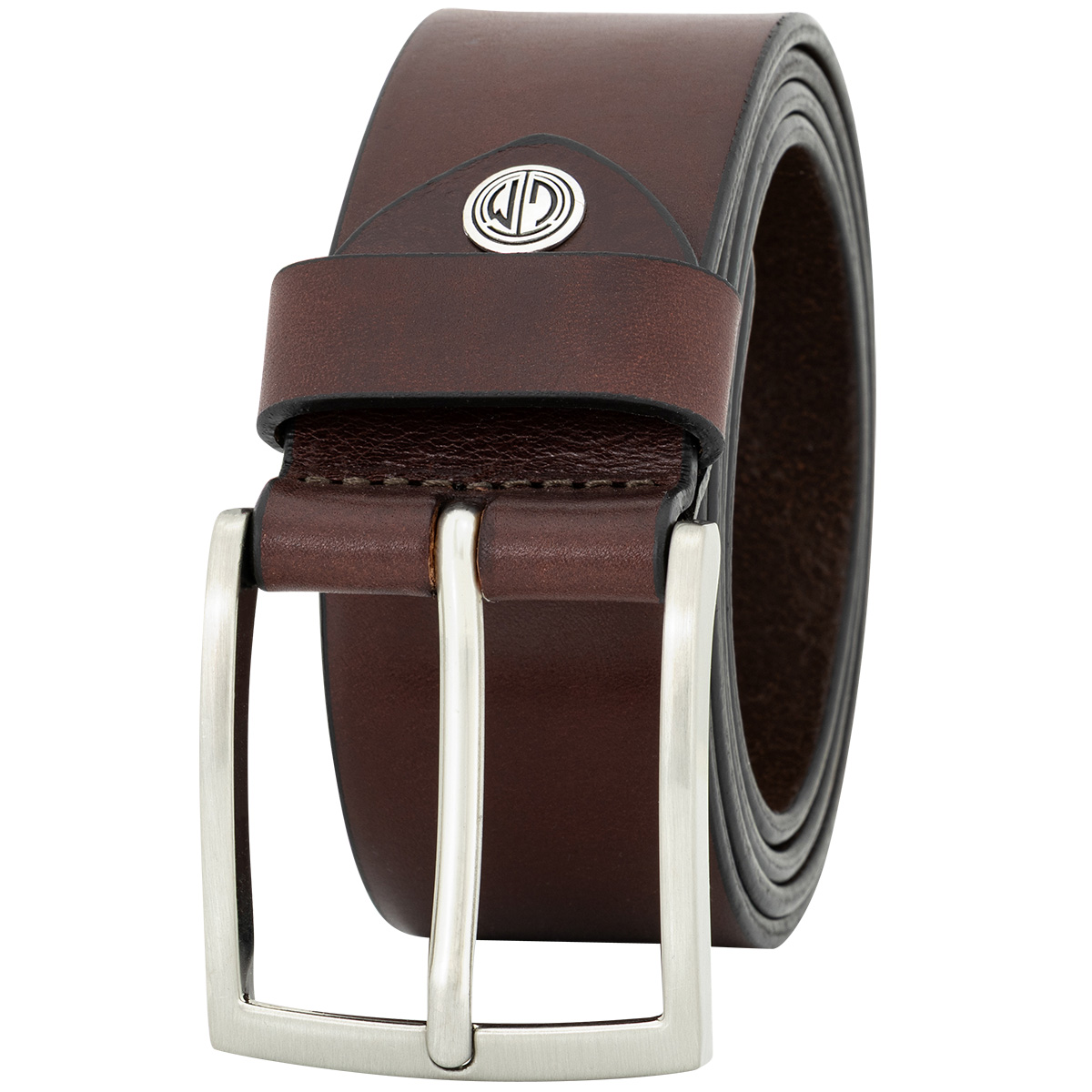LINDENMANN Vollrindleder Herrengürtel Schokoladenbraun