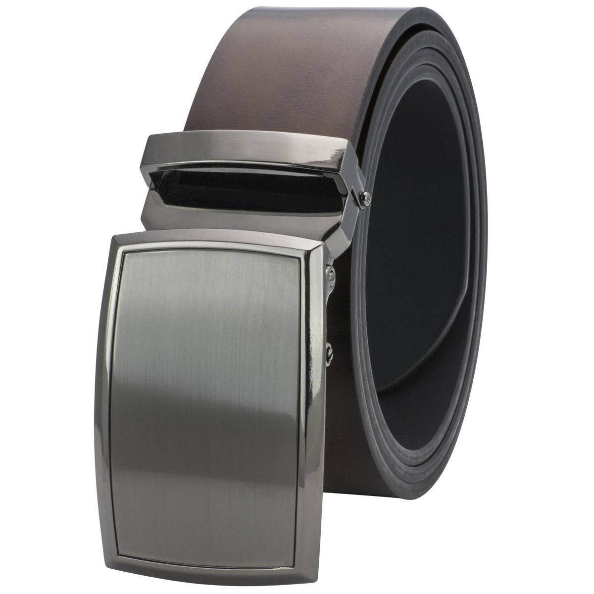 LINDENMANN Leder-Gürtel Herren Automatik 40 mm Rindleder braun