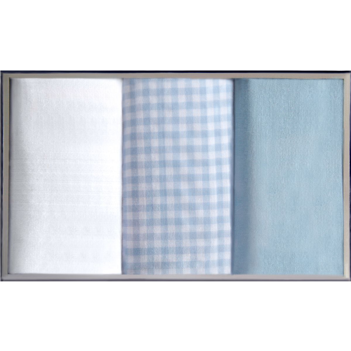 LINDENMANN Taschentücher für Herren 3-er Packung