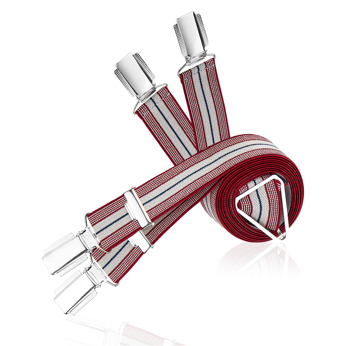 Hosenträger LINDENMANN rot weiss