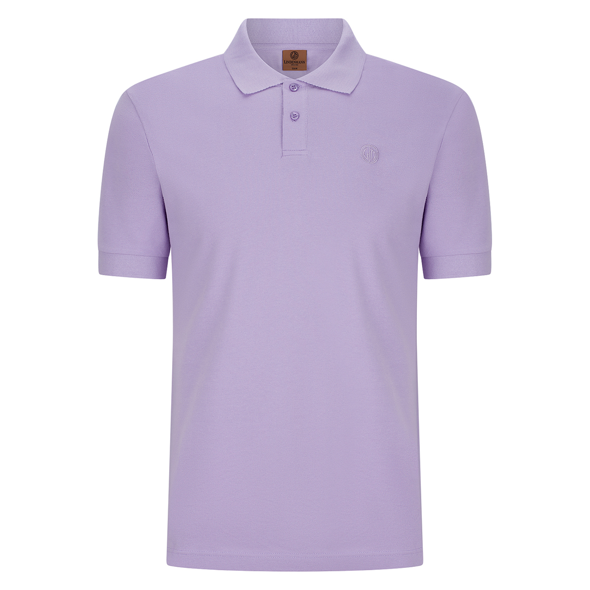 LINDENMANN Poloshirt slim fit Bio-Baumwolle Herren Violett