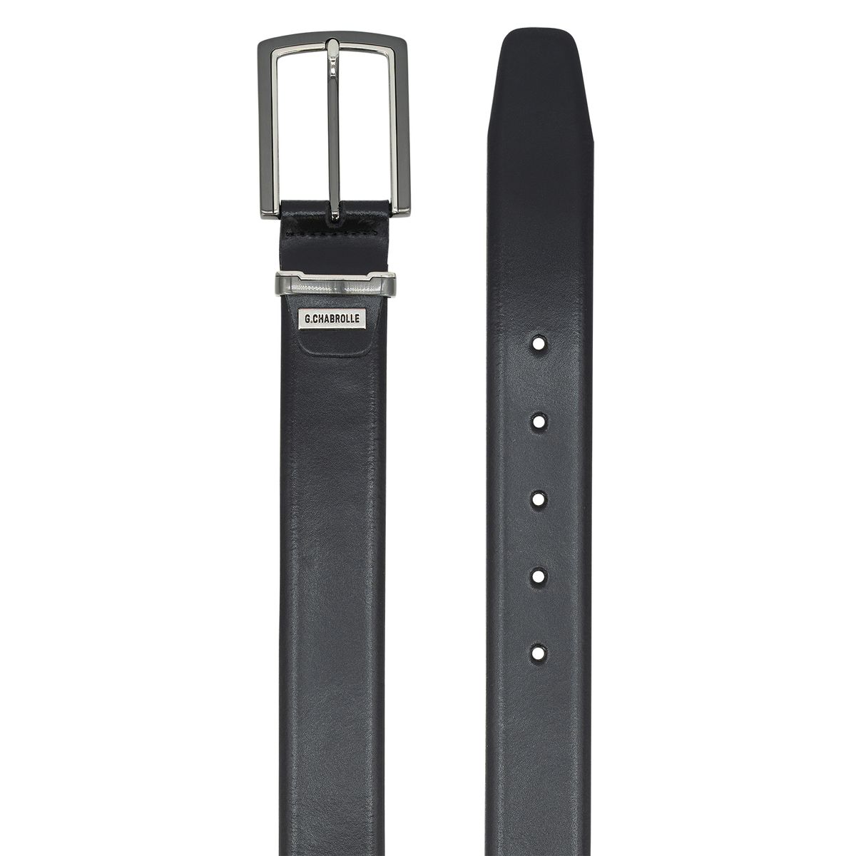 LINDENMANN Premium Ledergürtel schwarz