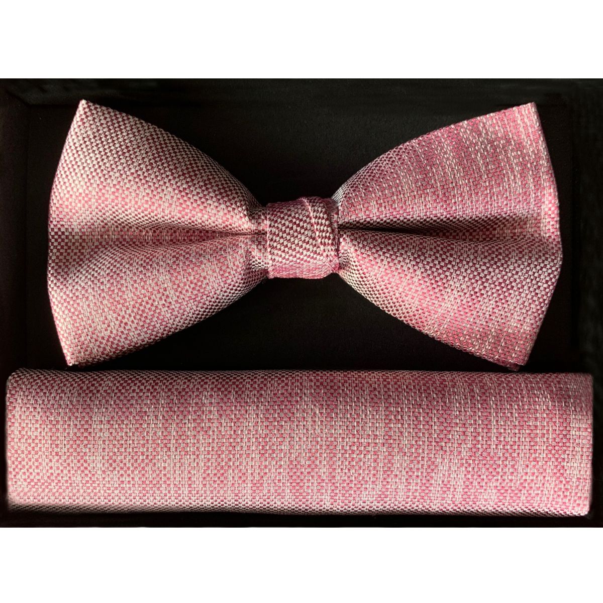 LINDENMANN Set Einstecktuch und Fliege für Herren LINDENMANN Set Herren Einstecktuch und Fliege Accessoire für Männer rot