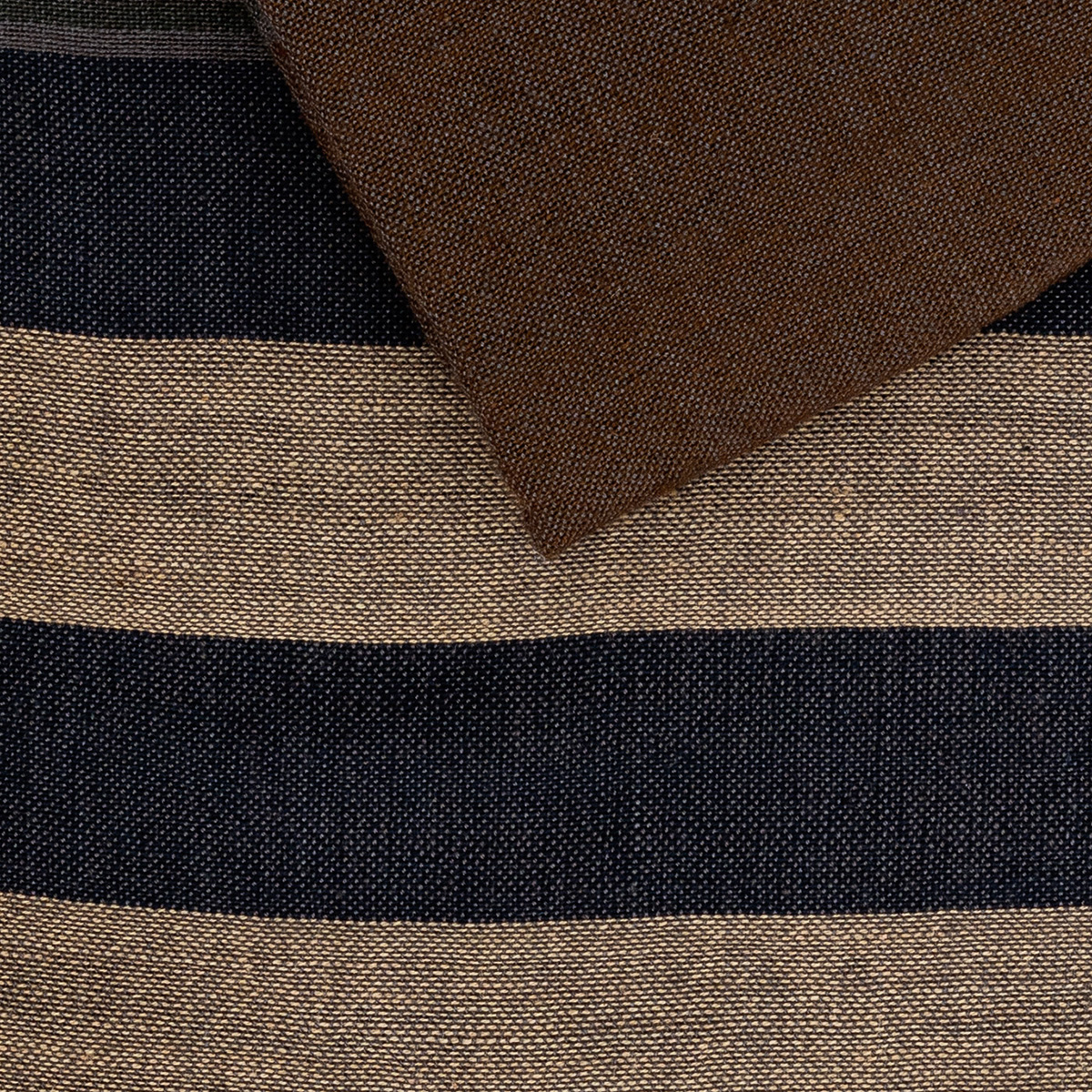 LINDENMANN Schal Herren Baumwolle-Viskose braun-grau-beige