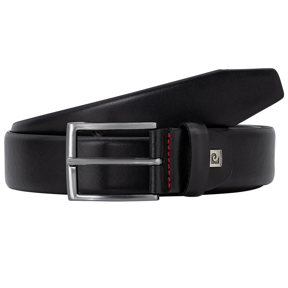PIERRE CARDIN Herrengürtel aus 100% echtem Rindleder schwarz