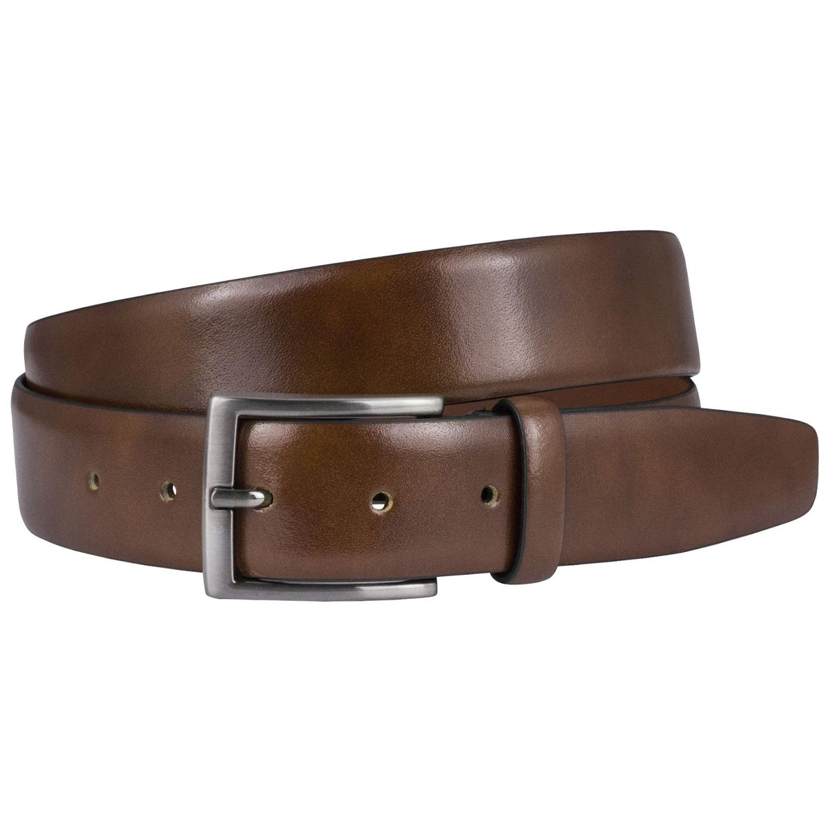 LINDENMANN Leder-Gürtel Herren 35 mm Anzuggürtel XL cognac