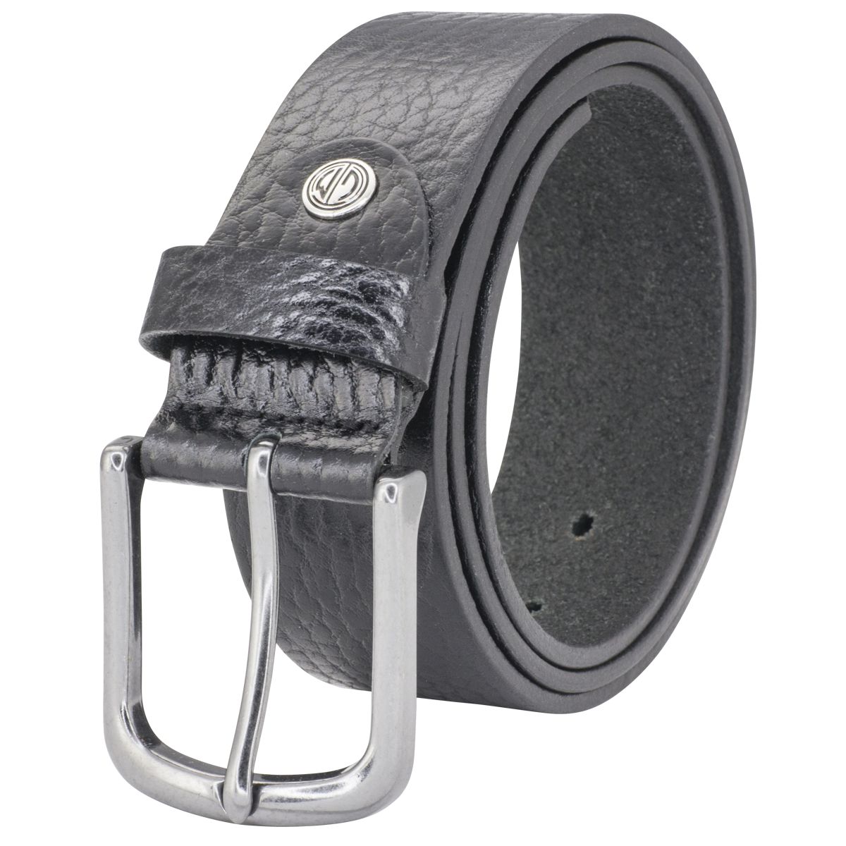 LINDENMANN Leder-Gürtel Herren 40 mm Vollrind schwarz