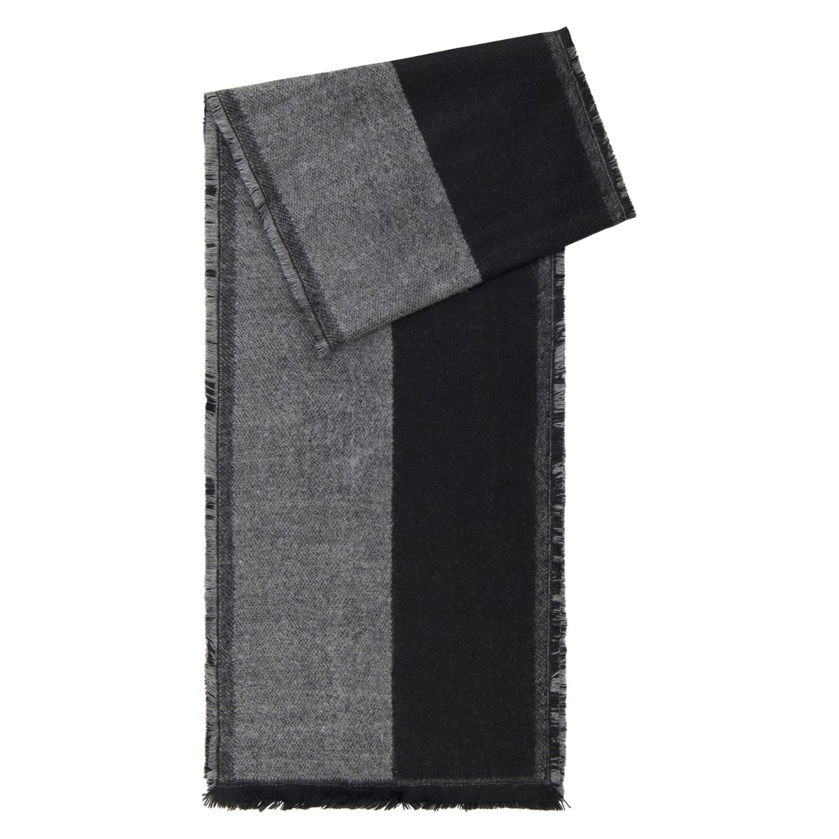 LINDENMANN Schal Herren Textil-Schal Herren schwarz/grau