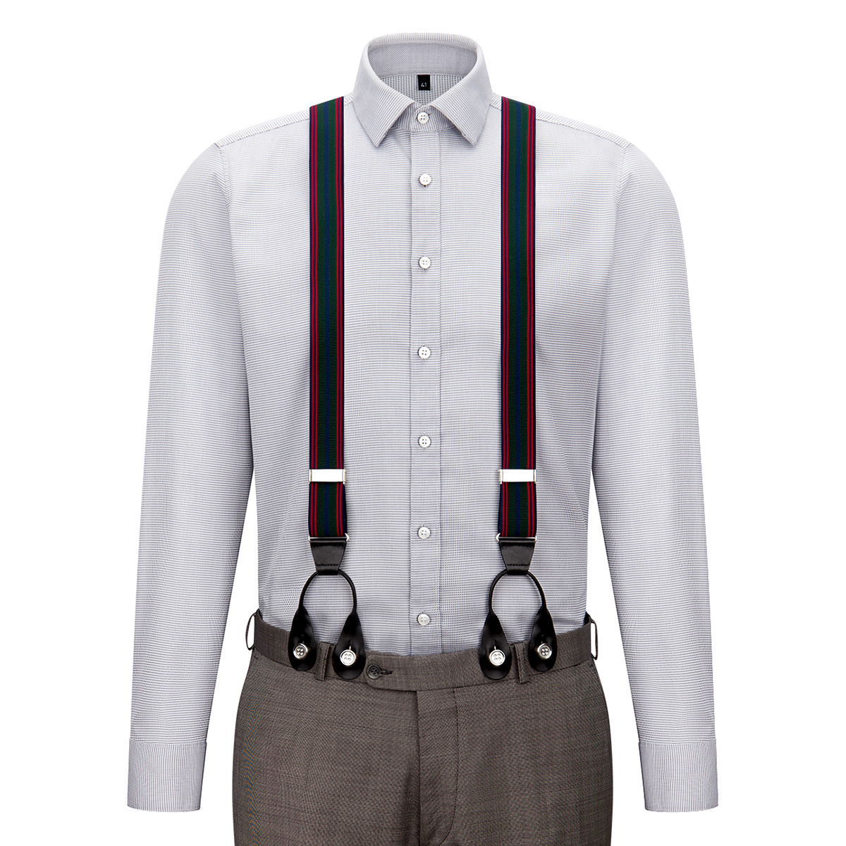 Hosenträger LINDENMANN blau rot grün