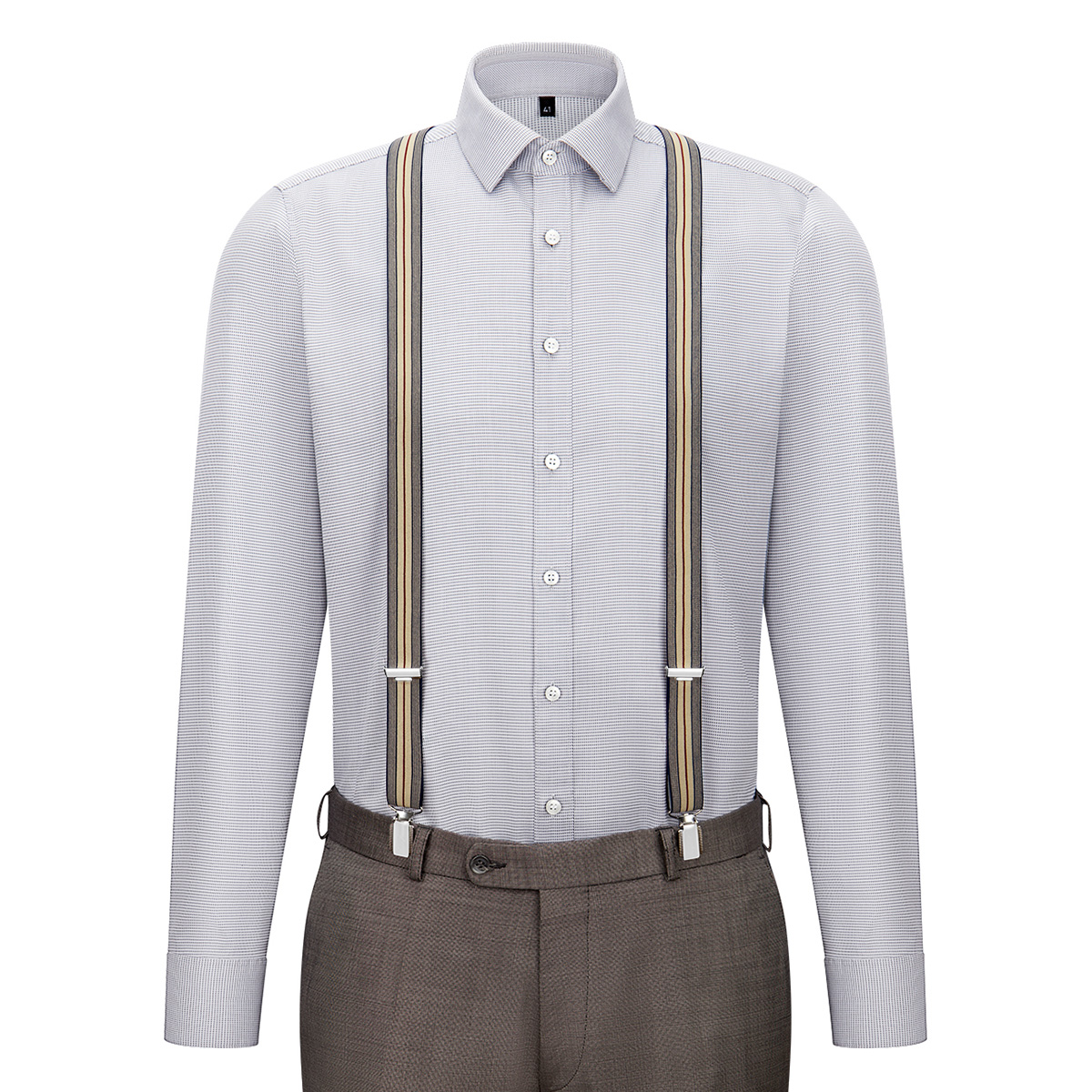 Hosenträger LINDENMANN blau beige