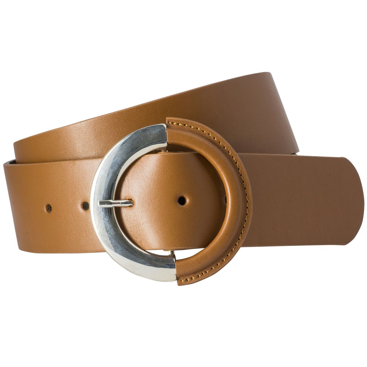 LINDENMANN Ledergürtel Damen Nappa 45 mm  cognac