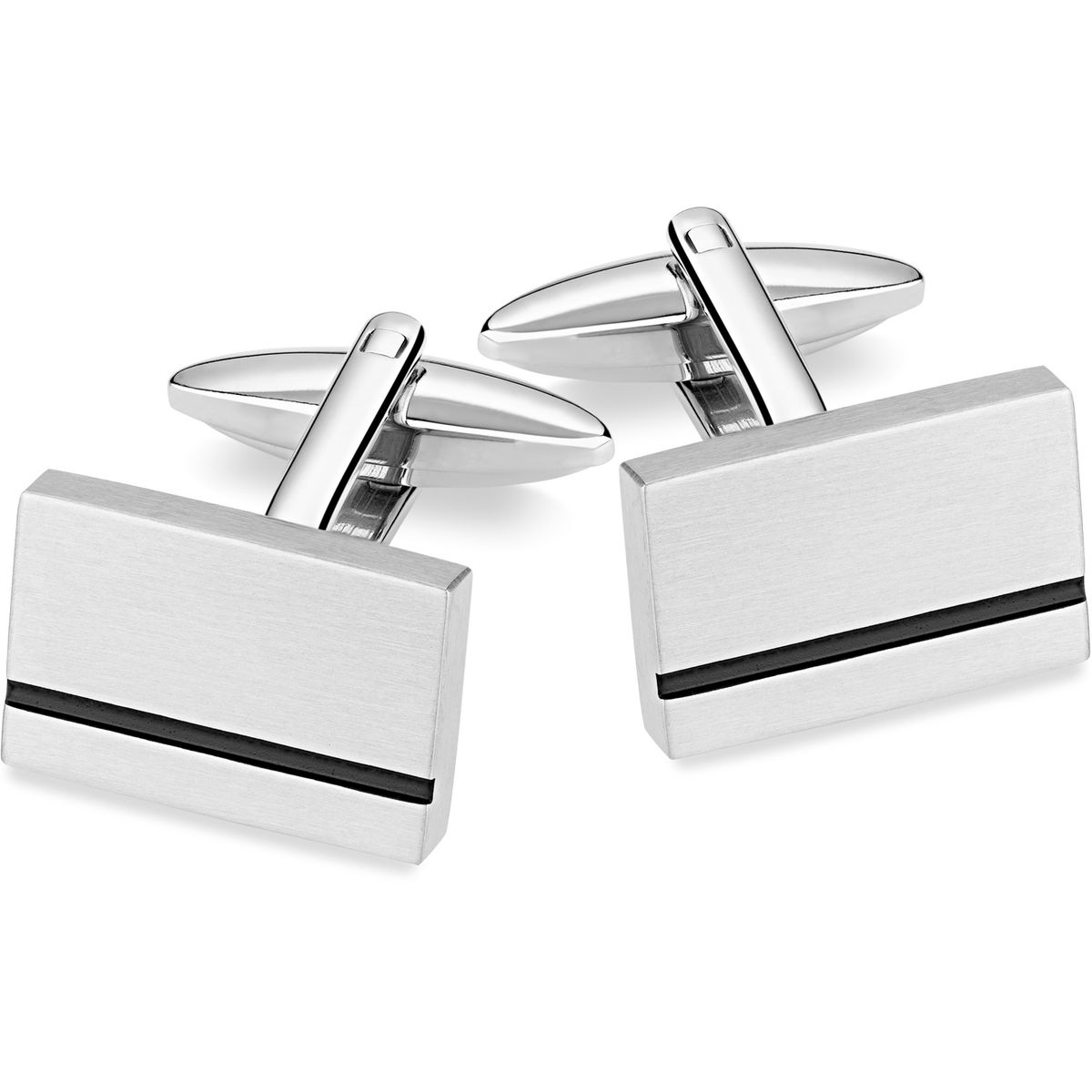 LINDENMANN Manschettenknöpfe Mechanik Silver LINDENMANN Manschettenknöpfe Herren Business Hochzeit