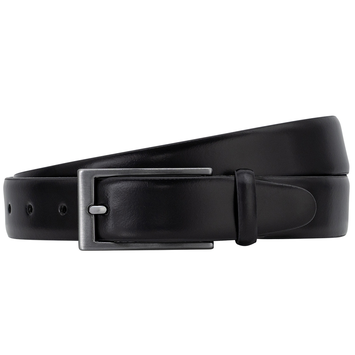 PIERRE CARDIN Herrengürtel aus 100% echtem Rindleder schwarz