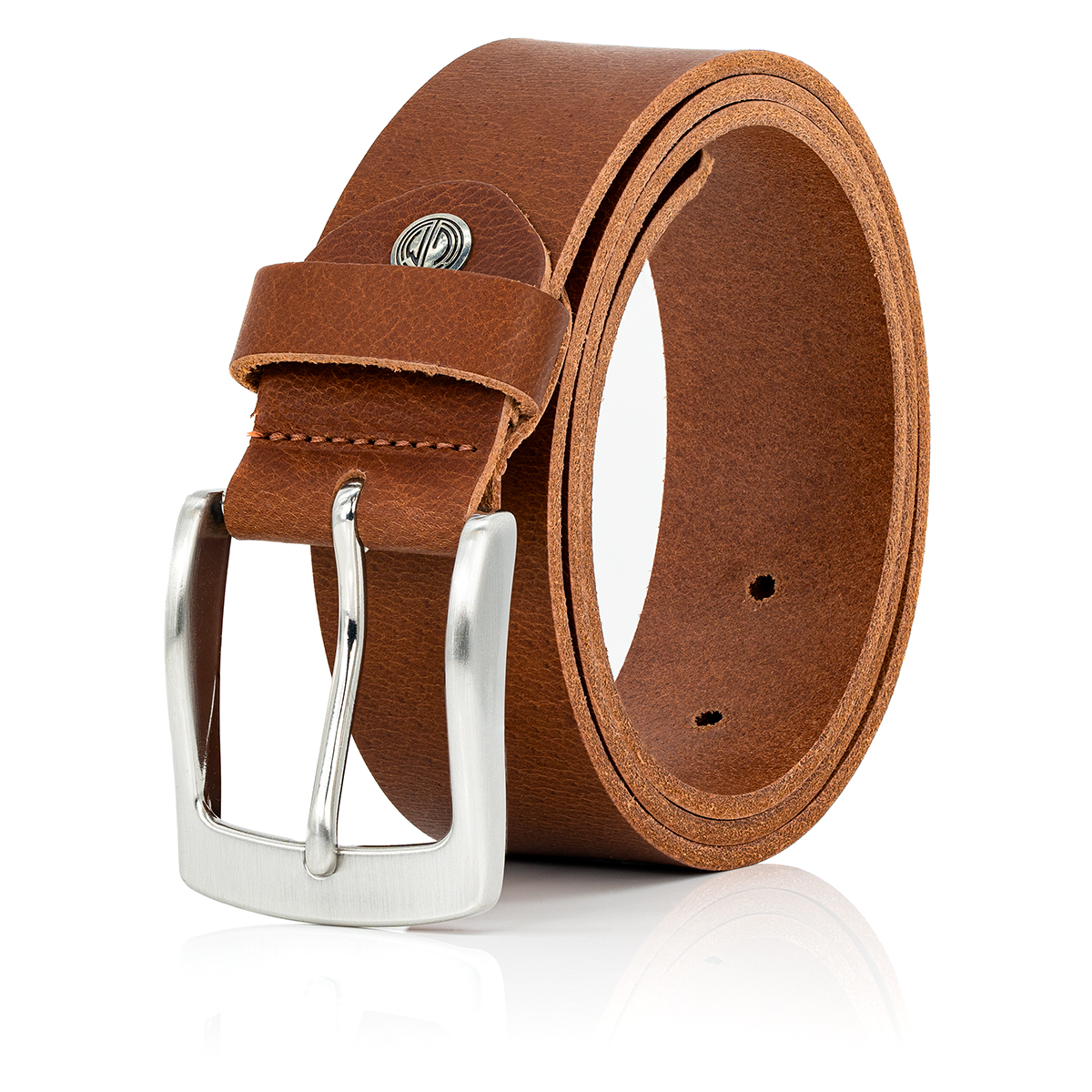 LINDENMANN Ledergürtel cognac LINDENMANN Ledergürtel cognac