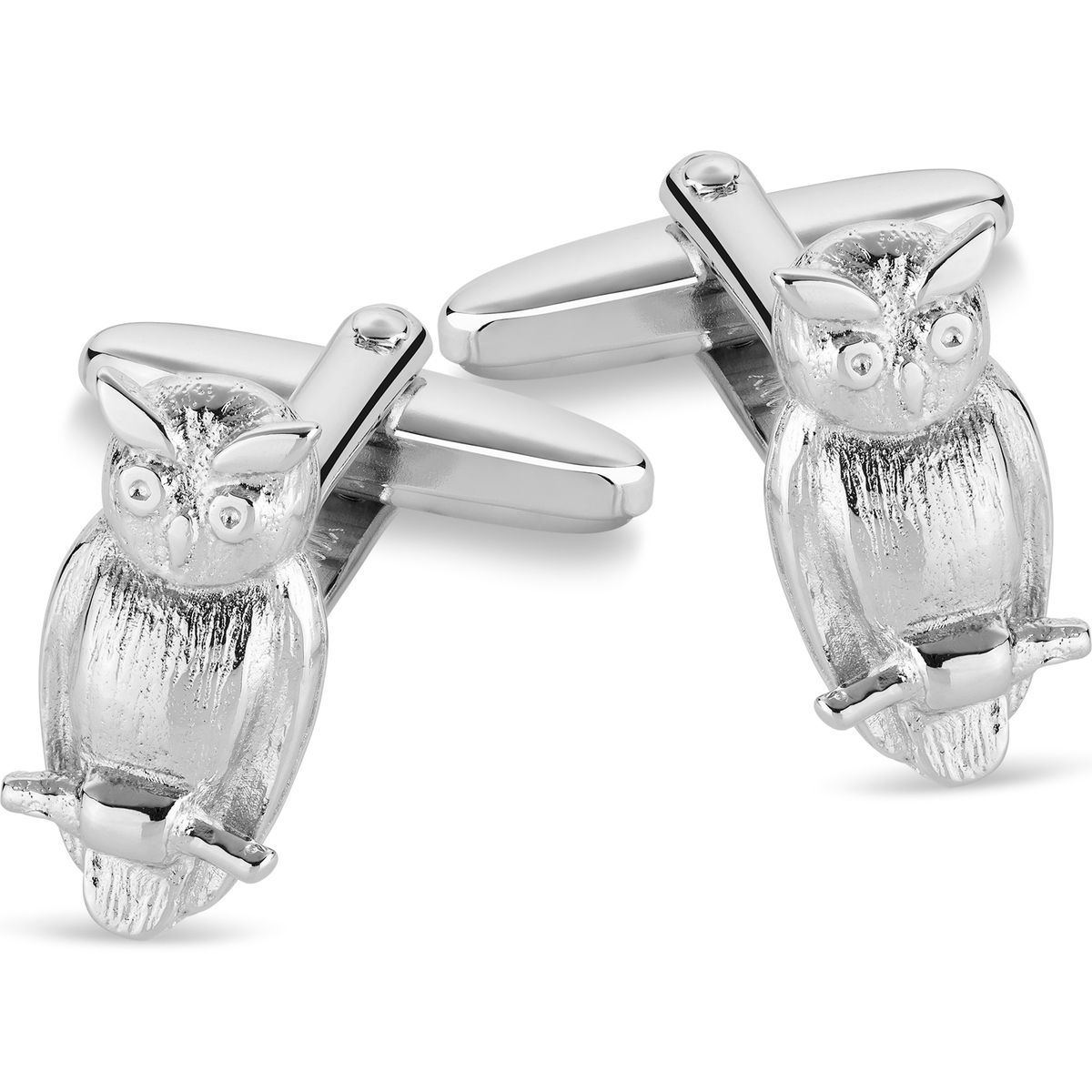 LINDENMANN Manschettenknöpfe Herren im Geschenk-Etui silberfarben