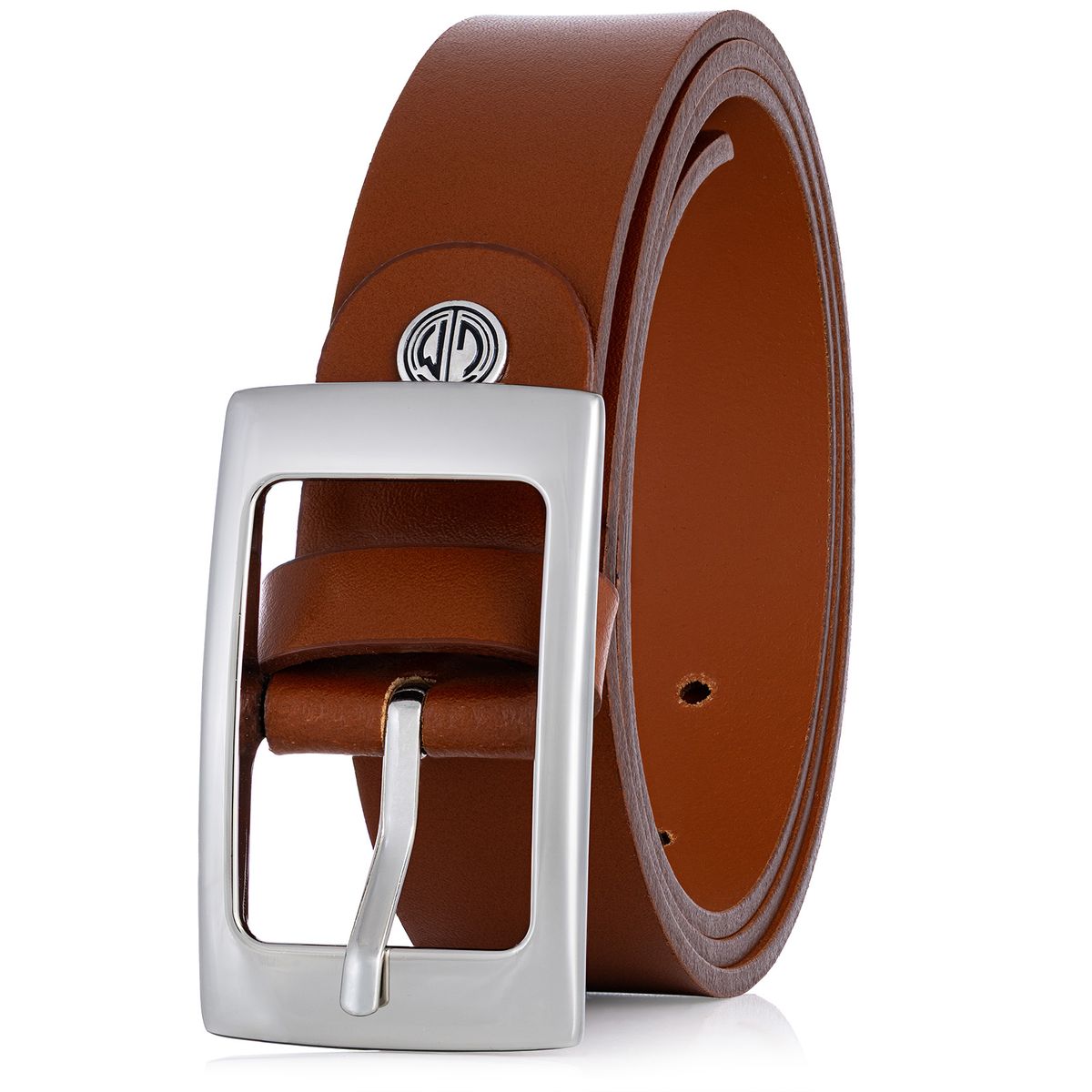 LINDENMANN Rindledergürtel Damen Cognac