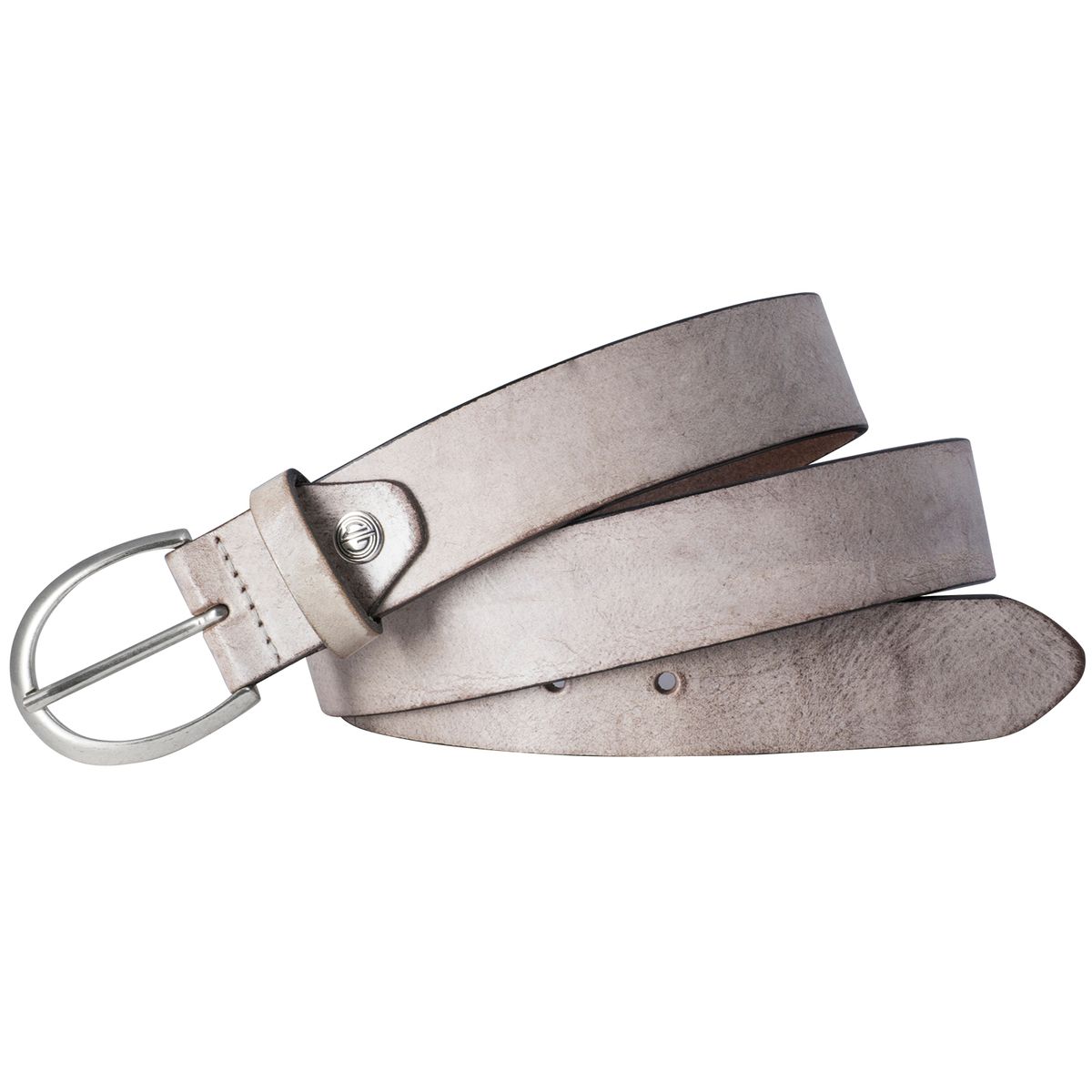 LINDENMANN Ledergürtel Damen echtes Leder 40 mm puder