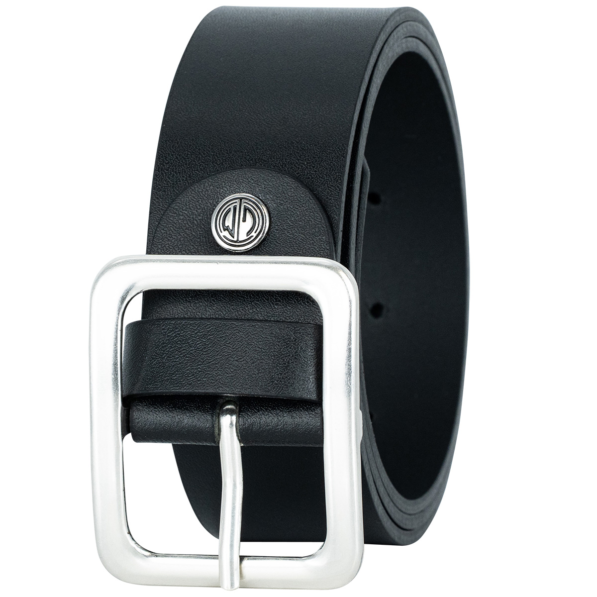 LINDENMANN Rindleder Damengürtel Tiefschwarz