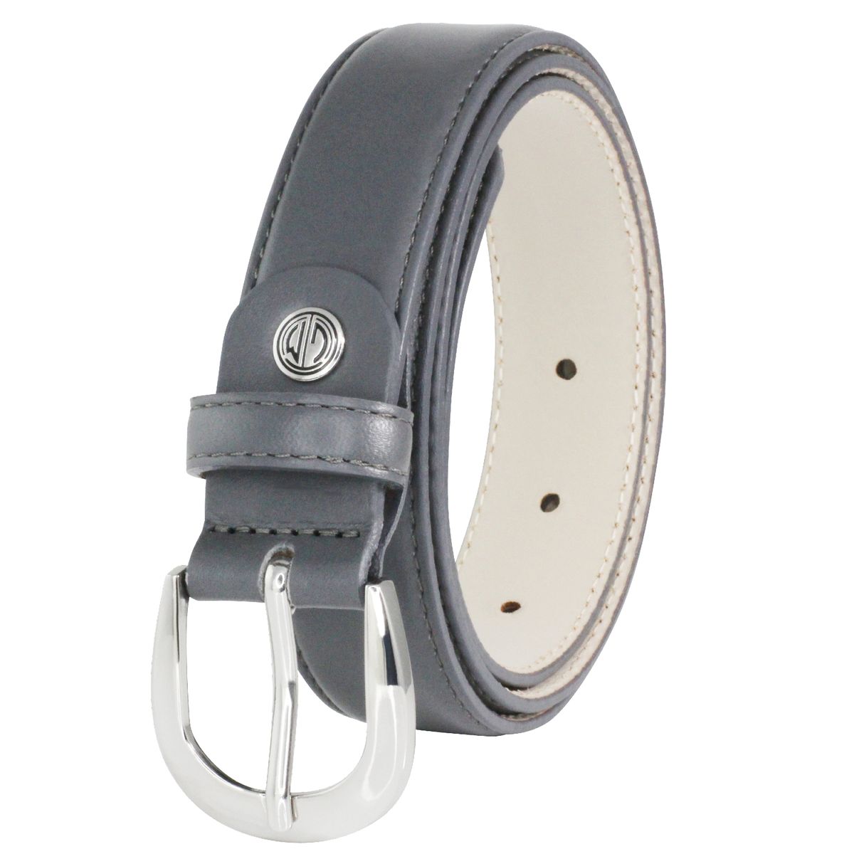 Ledergürtel Damen grau LINDENMANN Ledergürtel Damen 30 mm Nappa-Leder grau