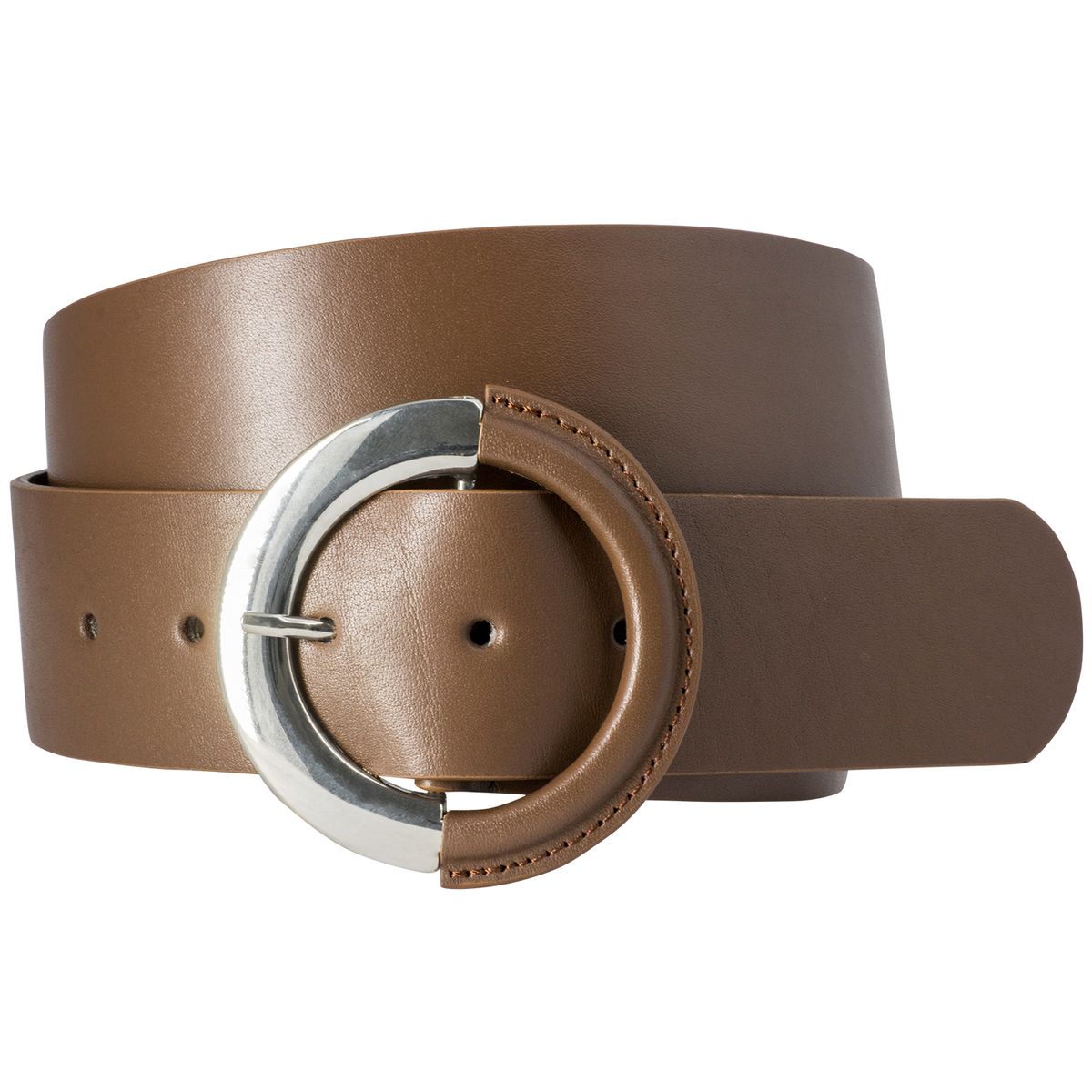 LINDENMANN Ledergürtel Damen Nappa-Ledergürtel Frauen 45 mm breit braun