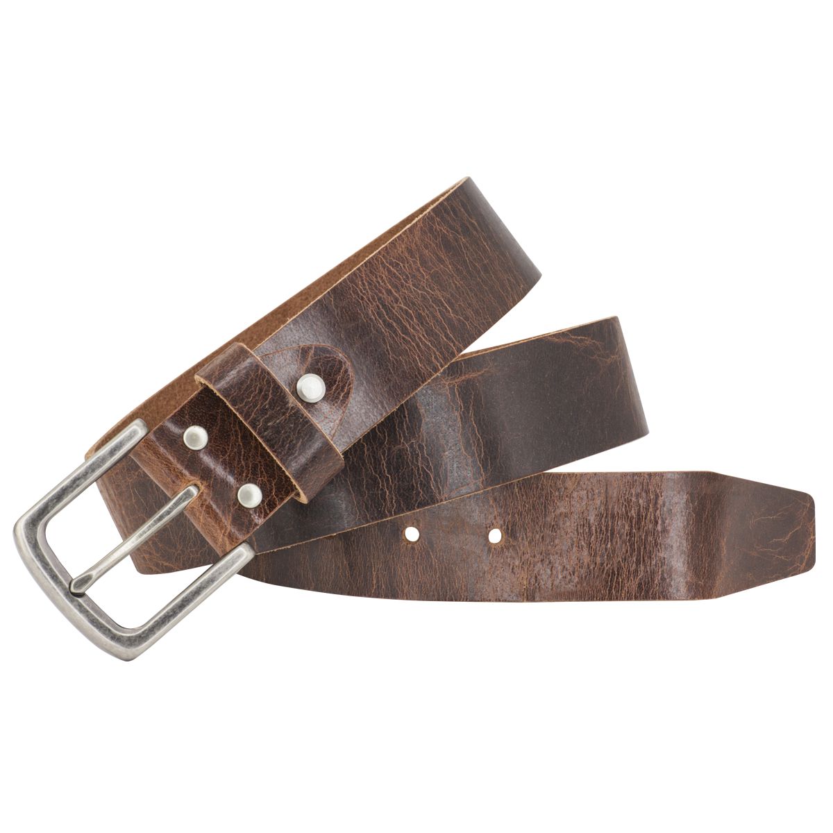 LINDENMANN Ledergürtel Herren cognac