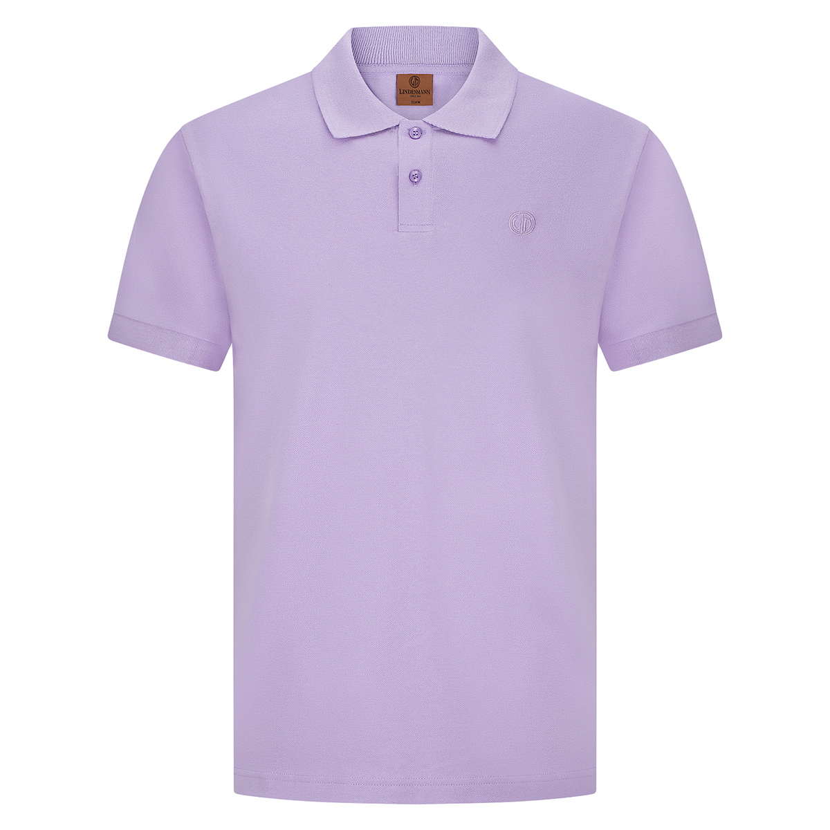 LINDENMANN Herren Poloshirt aus Bio-Baumwolle Violett LINDENMANN Poloshirt Bio-Baumwolle Herren Violett