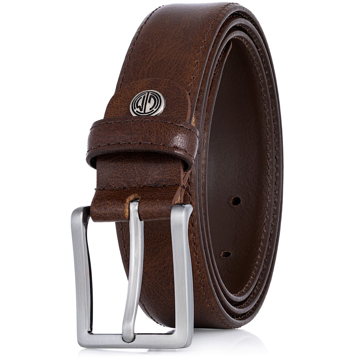 Zubehor, Gürtel, LINDENMANN Herren Vollrindledergürtel aus 100% Echtleder mogano
