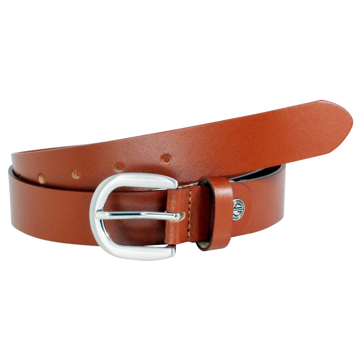 LINDENMANN Ledergürtel Damen 30 mm Vollrind cognac