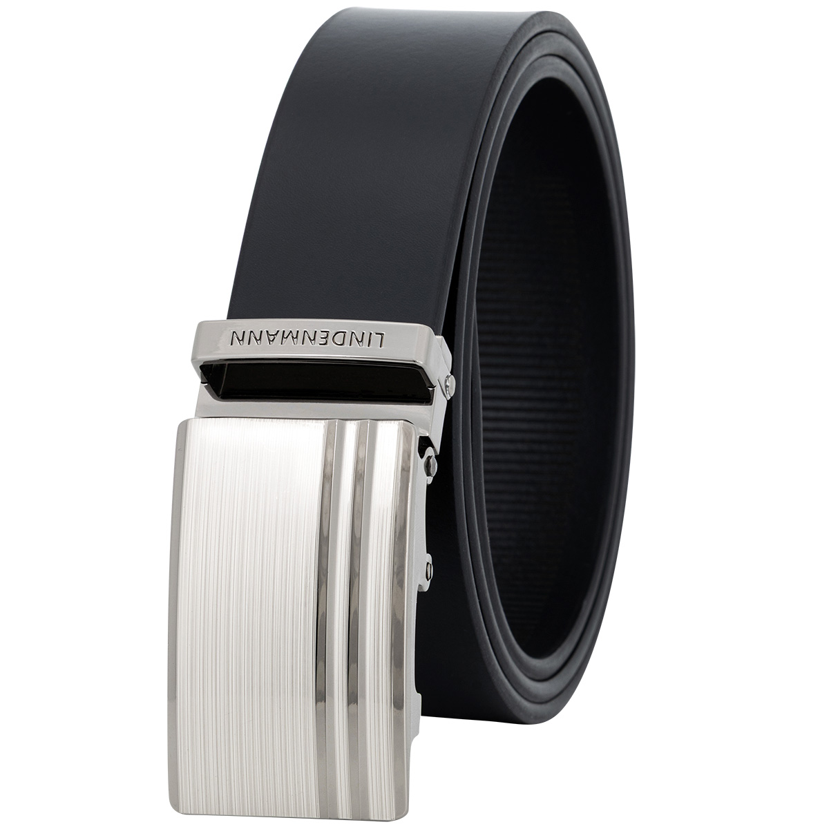 LINDENMANN Ledergürtel Automatikgürtel Herren schwarz